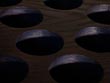 Swiss Cheese spice rack detail of holes